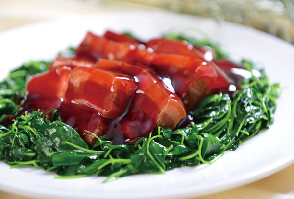 碧綠醬汁肉