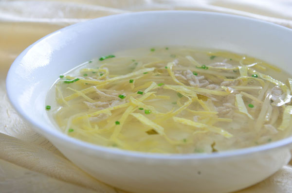 榨菜肉絲湯